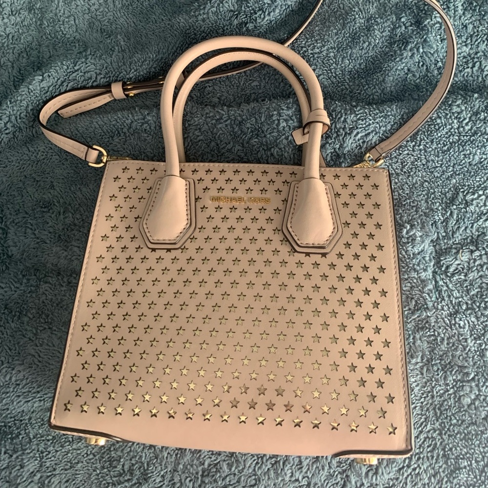 Michael Kors blush colored purse